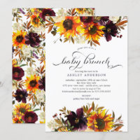 Bouquet d'automne Sunflower Baby Brunch