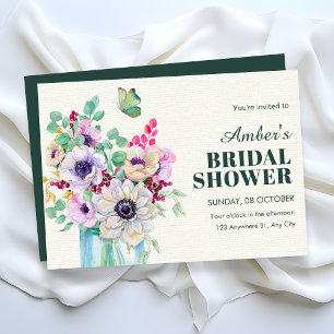 Invitation Bouquet de fleurs