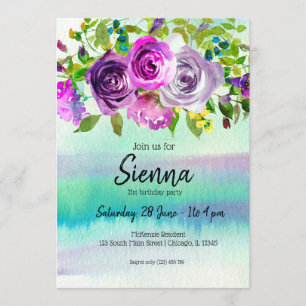 Invitation Bouquet de fleurs pour toutes les occasions