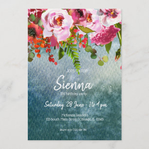 Invitation Bouquet de fleurs pour toutes les occasions