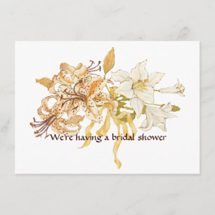 Invitation Bouquet de lis