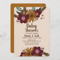 Bouquet de tournesol d'abeille vintage Baby shower