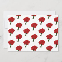 Bouquet des oeillets rouges - Art romantique éléga