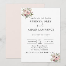 bouquet floral aquarelle rustique