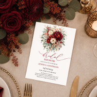Bourgogne Floral automne bohème verdure mariage s