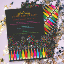 Bouteilles colorées Bubbly Fête Fête Fête