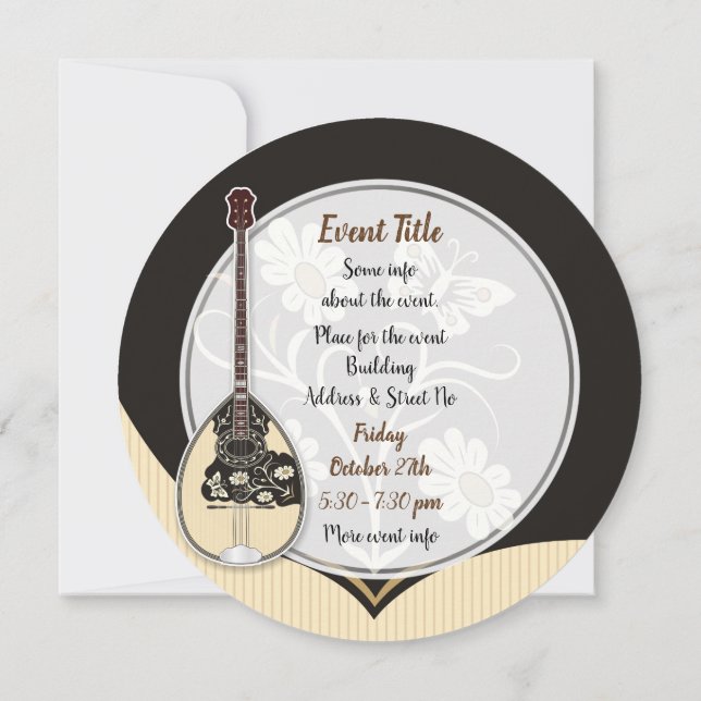 Invitation Bouzouki (Dos)