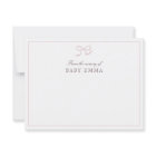 Bow rose et rayures de la pépinière de, Merci