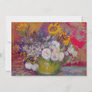 Invitation Bowl avec des tournesols et des Roses par Vincent 
