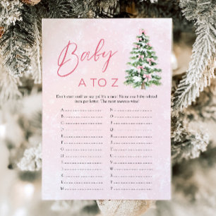 Invitation Bows Christmas Baby Items A à Z Baby shower Jeu