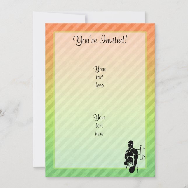 Invitation Boxe (Devant)