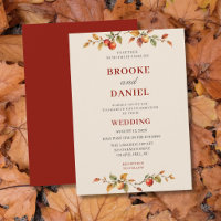 Branche de pommier d'automne Mariage