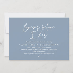 Invitation Brasse avant moi, Dîner de répétition Mariage