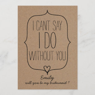 Invitation Brève-ménée en papier de Kraft Whimsical Russe