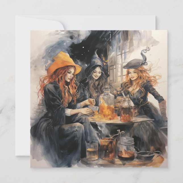 Invitation 🔮 🍹 "Brew & Crew de sorcière" 🍹 (Devant)