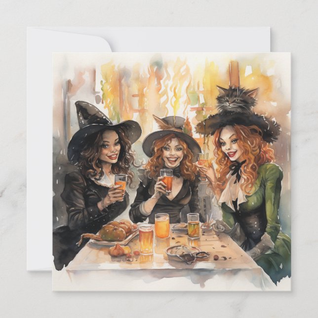 Invitation 🔮 🍹 "Brew & Crew de sorcière" 🍹 (Devant)