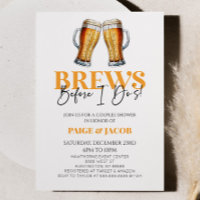 Brews Before I Do's ! Douche Mariage de bière