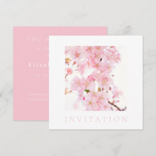 INVITATION : BRIDAL SHOWER : CHERRY BLOSSOM BRANCH