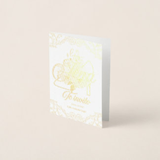 Invitation Bridal Shower Oro