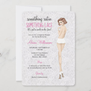 Invitation Bride dentelle en culottes Lingerie Douche