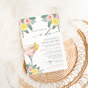 Invitation Bright Cocktail Wedding shower