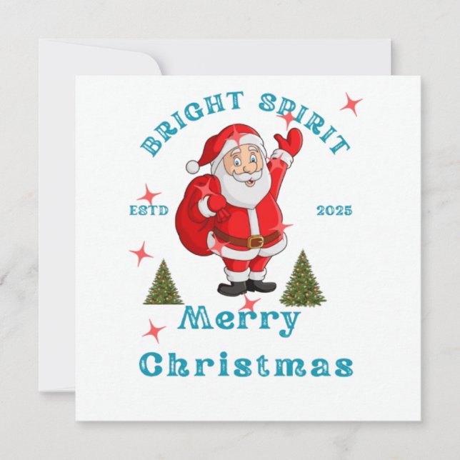 Invitation Bring the holiday cheer to life with Santa design  (Devant)
