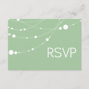 Invitation Brins de Style Répondre menthe blanc
