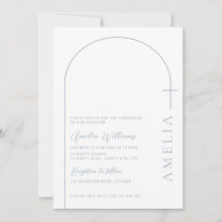 Brise bleu demi-arc simple