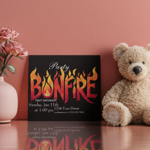 Invitation Brise-feu Word Art