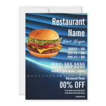 Brochure Burger 5x7