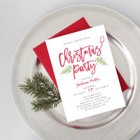 Brochure moderne Script Noël Fête de Noël