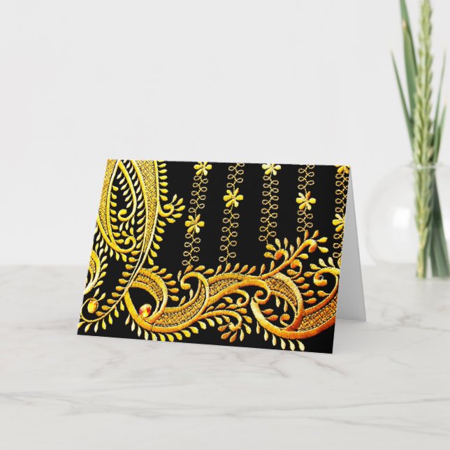 Invitation Broderie arabe (Devant)