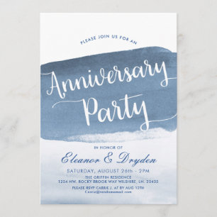 Invitation Brouillard de Lake Harbor   Fête d'anniversaire