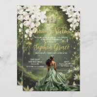 Brown princesse et grenouille Sage Vert robe douce