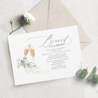 Brunch avec la Fête des mariées Bride Gold Green
