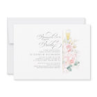 Brunch avec la Fête des mariées florale rose de la