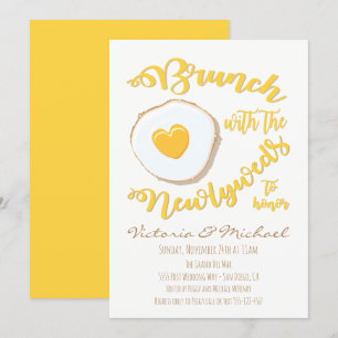Invitation Brunch avec les jeunes mariés Post Mariage