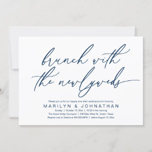Invitation Brunch Avec Les Nouveaux Mariés, Mariage Post Célé