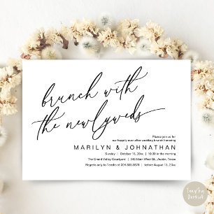 Invitation Brunch Avec Les Nouveaux Mariés, Mariage Post Célé