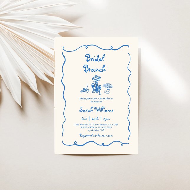 Invitation Brunch Bridal Shower (Créateur téléchargé)
