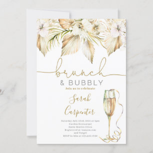 Invitation Brunch & Bubbly Boho Bridal Shoch