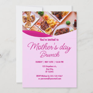 Invitation Brunch de la Fête des mères
