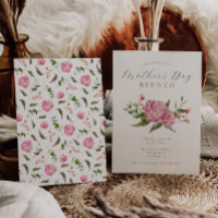 Brunch de la fête des mères | Fleurs roses