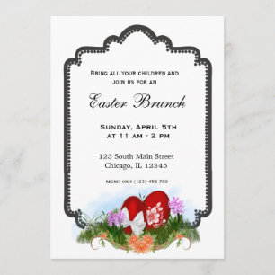 Invitation Brunch de Pâques