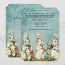 Brunch de Pâques et chasse aux oeufs Lapin Vintage