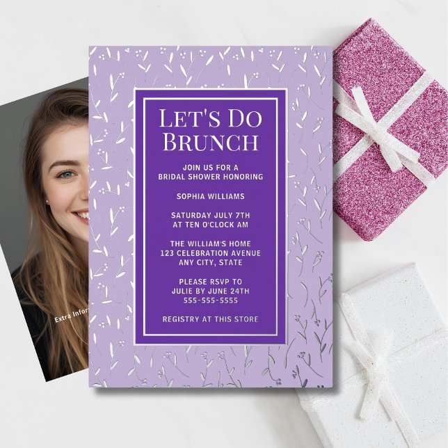 Invitation Brunch Enterrement de Vie de Jeune Fill (Créateur téléchargé)
