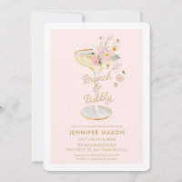 Brunch et bubbly Garden Floral rose