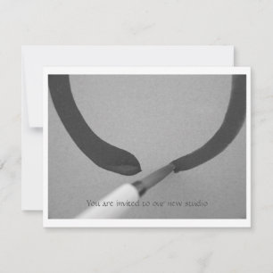 Invitation Brush calligraphie Zen Enso