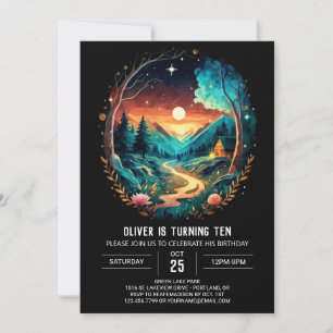 Invitation Brushwood Adventure Await Wonderland Anniversaire