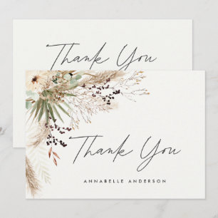 Invitation Budget botanique simple graduation merci enclo